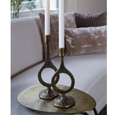 LARDO Bronze Candle Holder 25cm