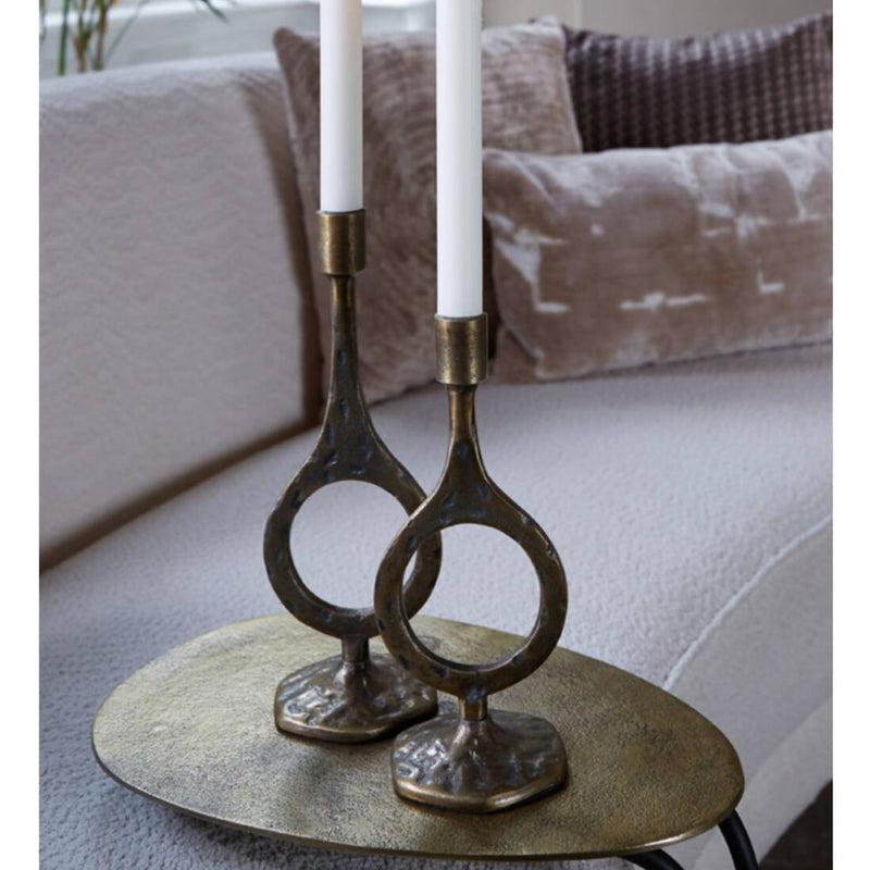 LARDO Bronze Candle Holder 30cm