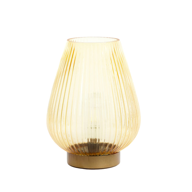 LED Ochre Table Lamp 28cm