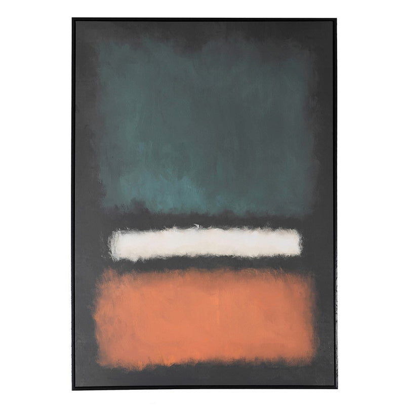 Orange/Blue Abstract Canvas