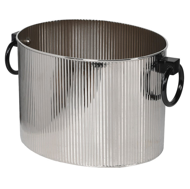 Ribbed Nickel Wine Cooler