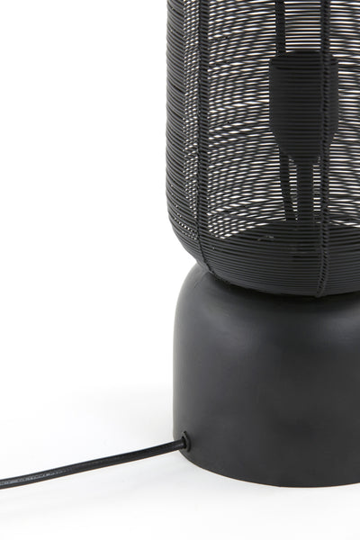 Lezon Matte Black Table Lamp 60.5cm