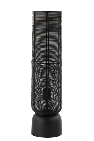 Lezon Matte Black Table Lamp 60.5cm