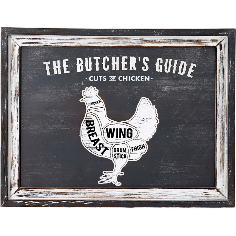 Butchers Wall Plaque-Chicken