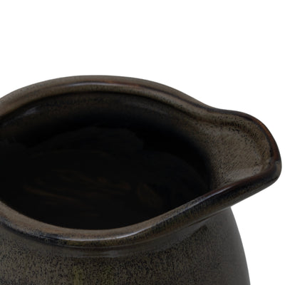Medium Olive Ceramic Glazed Vase