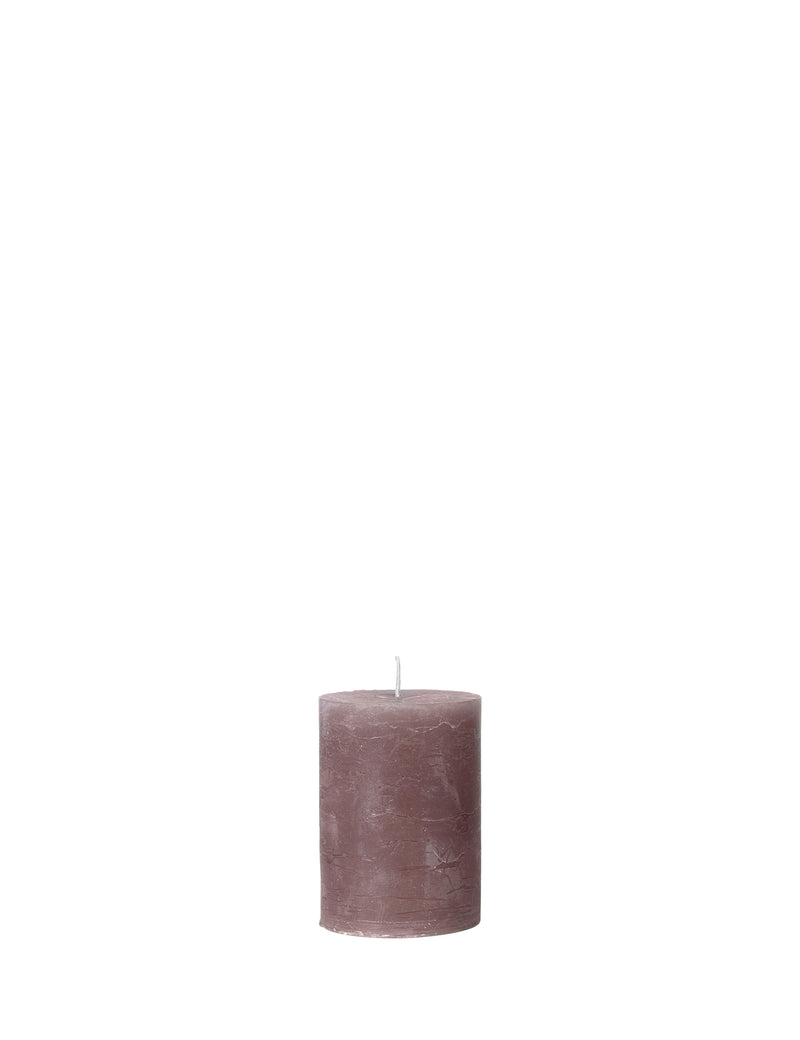 Rustic Rouge Pillar Candle 7x10