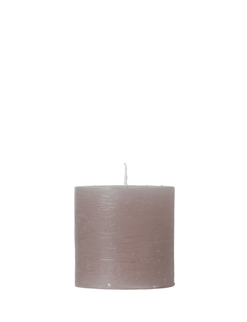 Rustic Rouge Pillar Candle 5x5