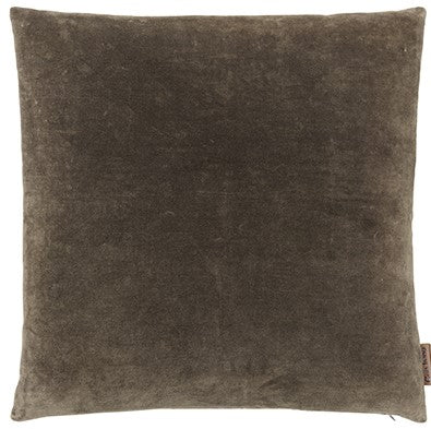 Taupe Velvet Cushion 50x50cm