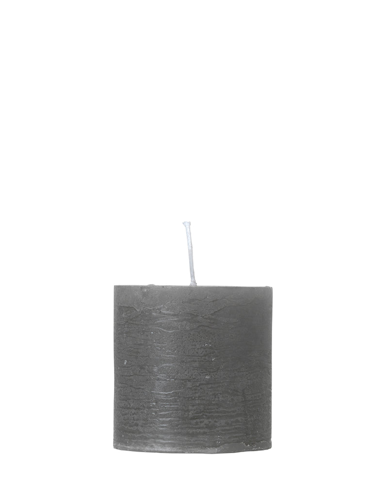 Rustic Grau Pillar Candle 5x5