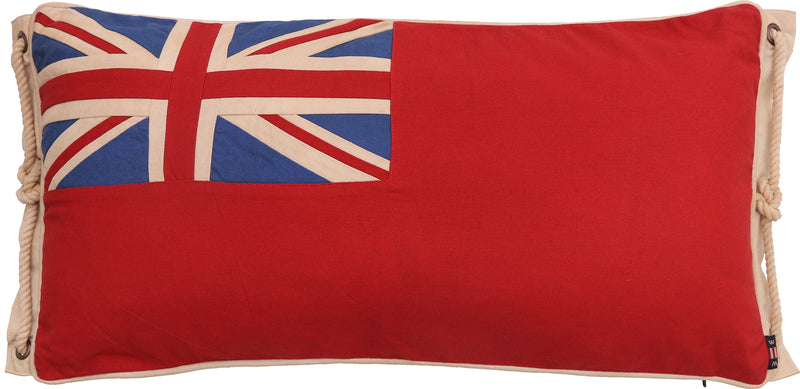 Red Marine Union Jack Long Cushion
