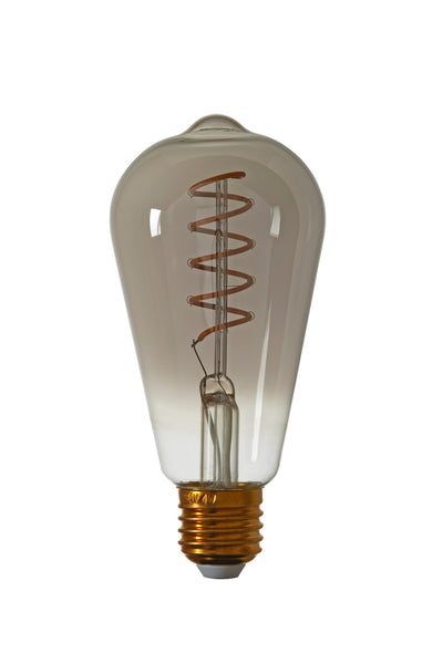 LED Angular Smoked Spiral Bulb