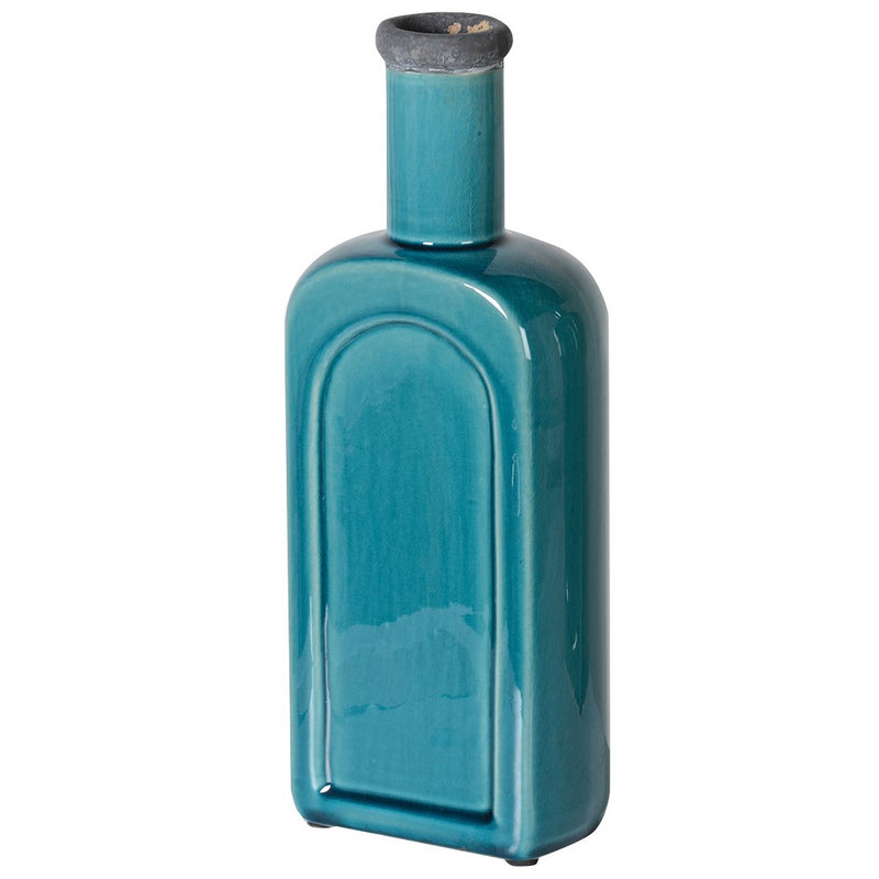 Turquoise Bottle Vase