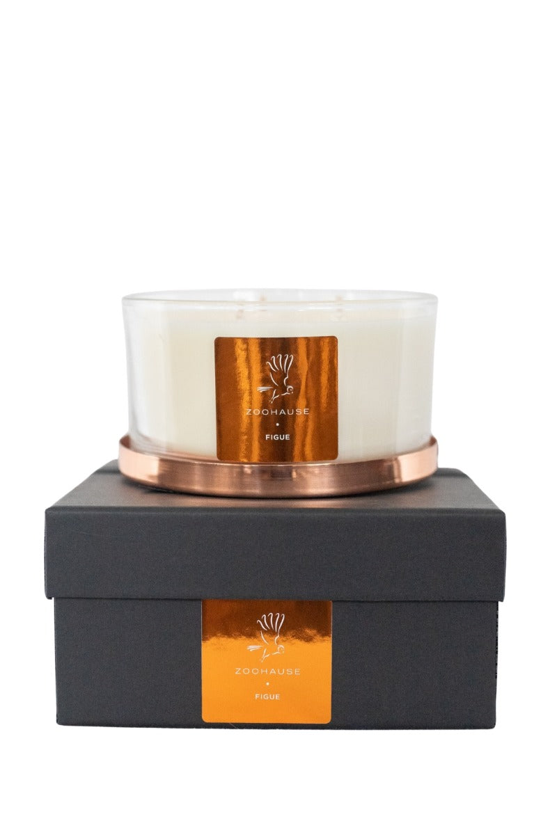 ZOOHAUSE Luxury 3 Wick Candle - No.2 Figue